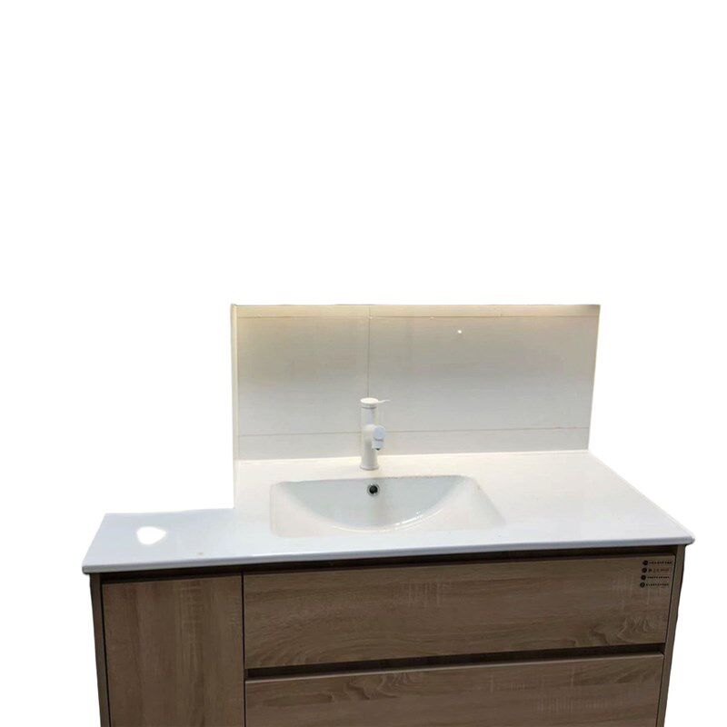 定制切角陶瓷一体盆浴室柜洗手洗脸盆洗漱台风拐角