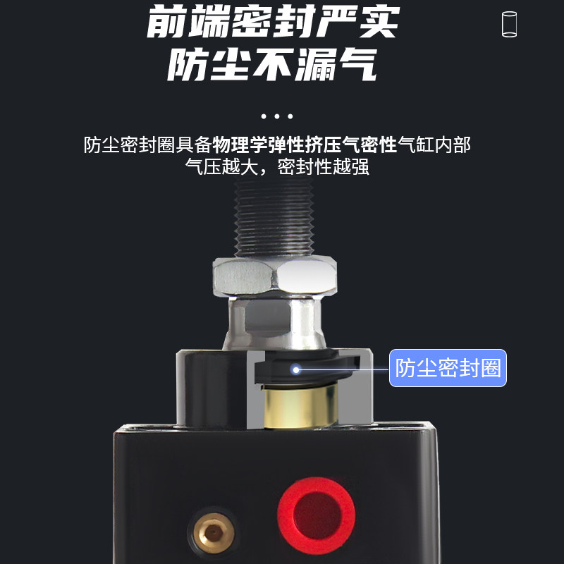 C标准2气缸小型气动大推力C75