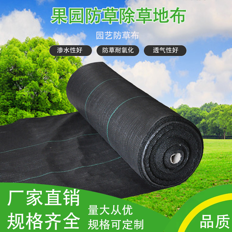 除草布防草布抗老化盖草布抑草布果园遮草钻孔地布钉大棚铺地丁