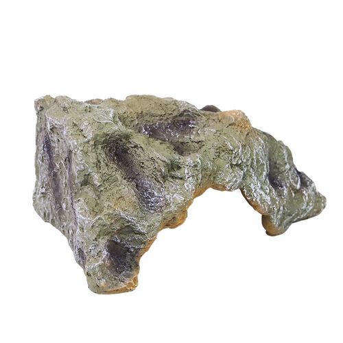 爬宠乌龟躲避洞穴仿岩石造景树洞仿岩石晒台饲养箱宠物屋守宫角蛙