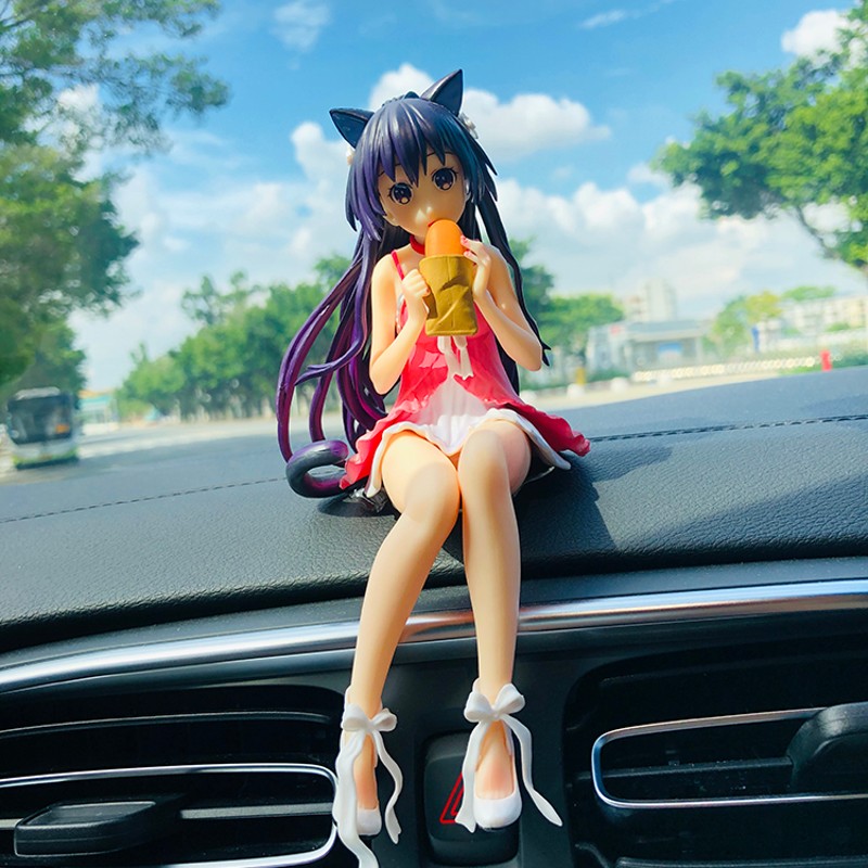 美少女车载摆件成人动漫杨玉环王昭君手办汽车中控台创意车内装饰