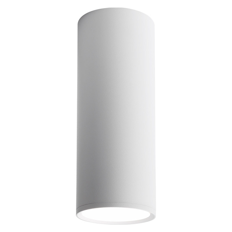 明装筒灯led长筒灯圆柱形免开孔COB吸顶射灯商场店铺办公工装筒灯