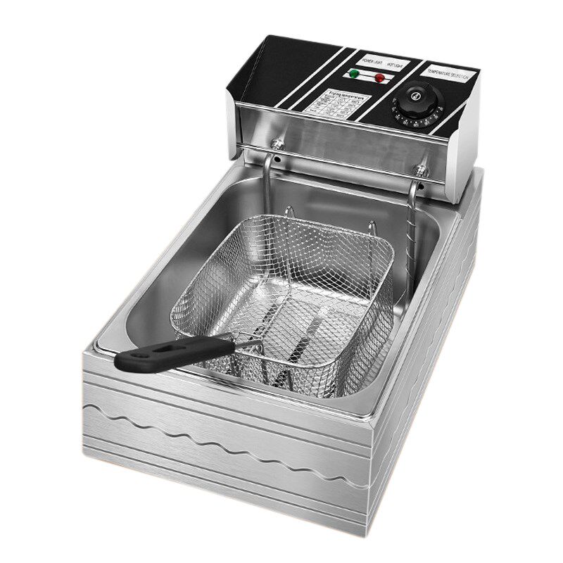 电炸炉商用油炸锅大容量单双缸油炸机摆摊设备机器恒温定时炸薯条