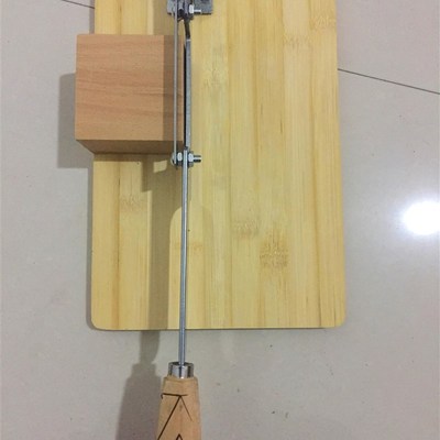 特制钢年糕切片机切片刀切肉机切年糕切阿胶切药材切冻肉竹板底座