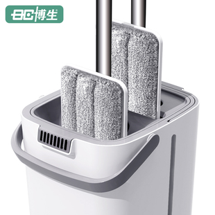 博生拖把家用一拖平板净懒人拖布2022新款地拖墩布免手洗拖地神器