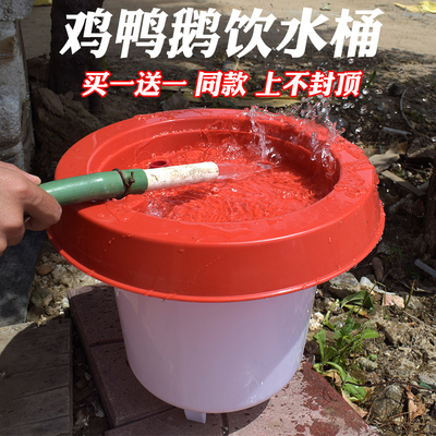 养鸡饮水器鸡水壶自动喂水加厚鸡喂水器大号饮水槽鸡喝水壶水桶用