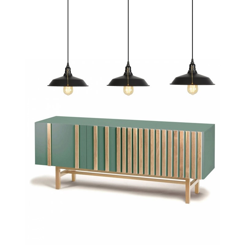 美式乡村复古锅盖铁艺网罩酒吧个性吧台客厅餐厅 带开关小吊灯