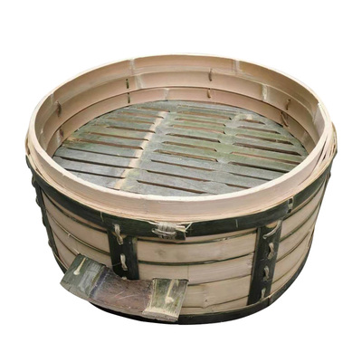 纯手工商用楠竹大蒸笼竹编无胶水加深加高竹笼屉竹蒸屉酒店坝坝宴