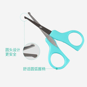 婴儿指甲剪套装 宝宝指甲刀新生儿专用防夹肉指甲钳安全儿童剪刀