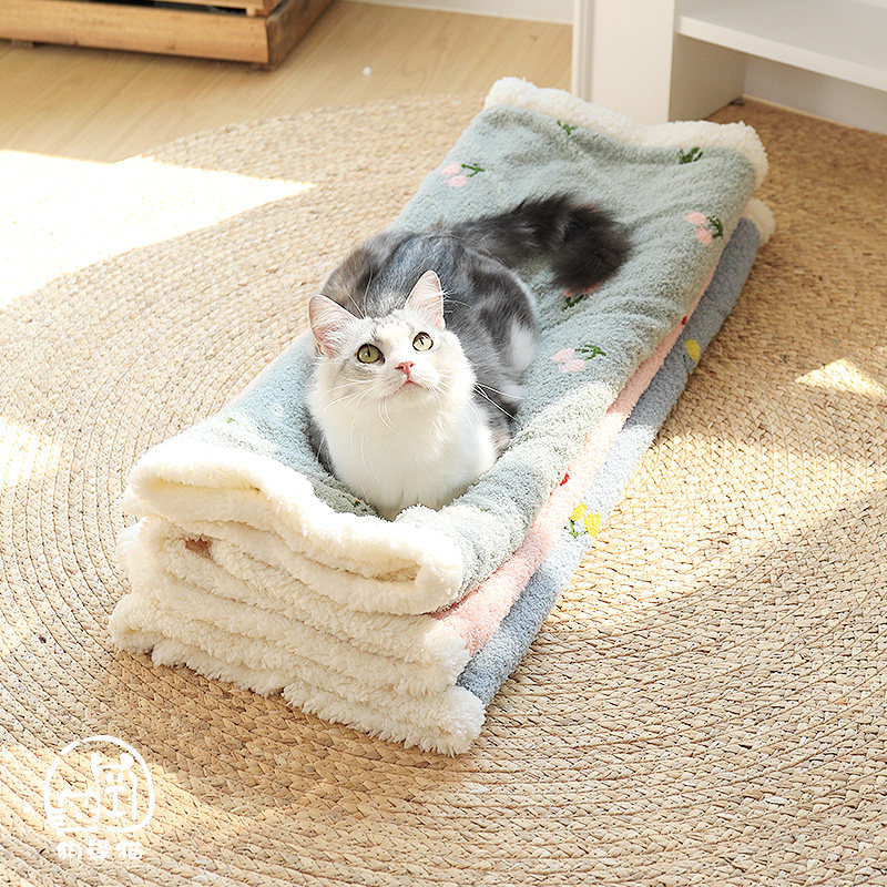 裹住我的小毛毯猫垫子睡觉用宠物棉垫猫窝猫笼垫用冬季保暖狗垫子,宠物/宠物食品及用品,猫狗垫子,淘宝优惠券,粉丝福利购,淘宝优惠卷