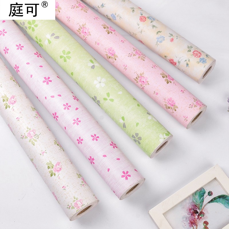 自粘壁纸 出租房卧室装修墙面装饰超市水泥墙纸发廊店面改造