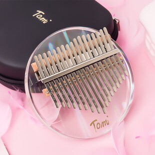 拓米拇指琴音圆形水晶卡林巴琴 li手指琴音