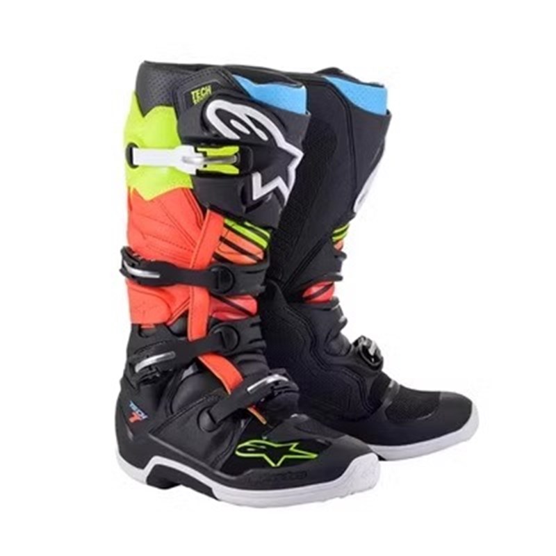 A星T7越野靴林道版T7s摩托攀爬速降滑胎骑行林道竞技拉力靴男女款