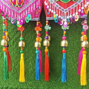 背篓竹编儿童宝宝背系竹鱼篓箩筐竹子手工编织民族风后背式小背篼