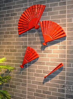 古色古香挂件客厅装饰卧室画无框壁画沙发背景玄关墙画扇