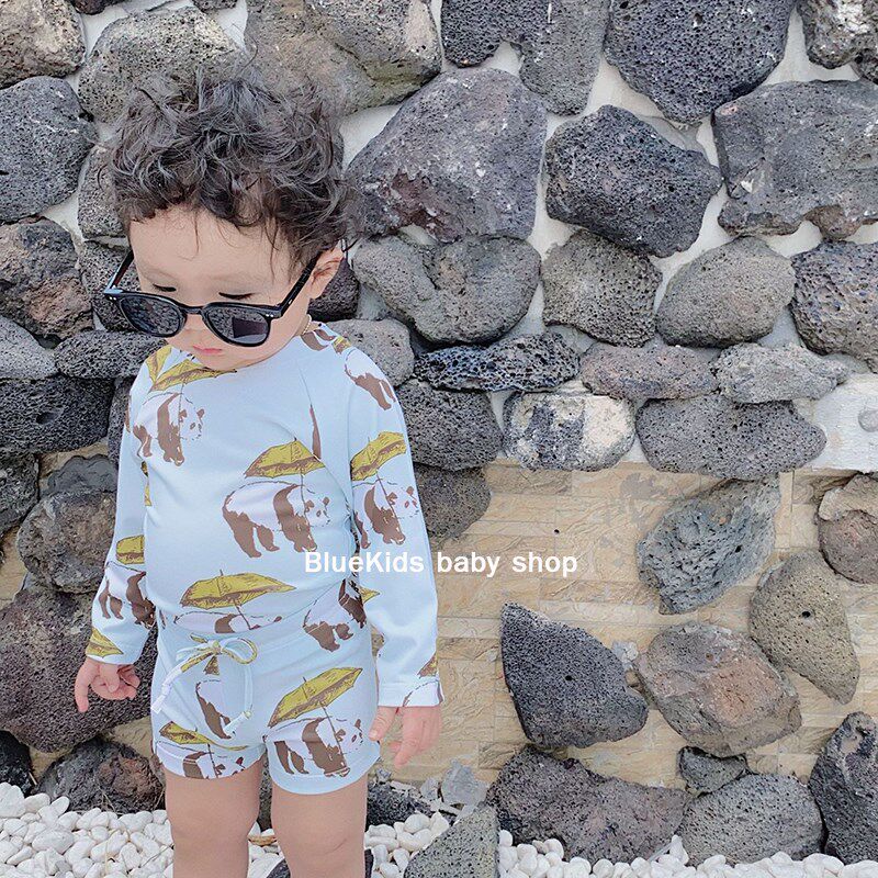 儿童泳衣男童 2024新款长袖防晒套装夏季宝宝分体游泳装沙滩泳裤,童装/婴儿装/亲子装,泳衣裤,淘宝优惠券,粉丝福利购,淘宝优惠卷