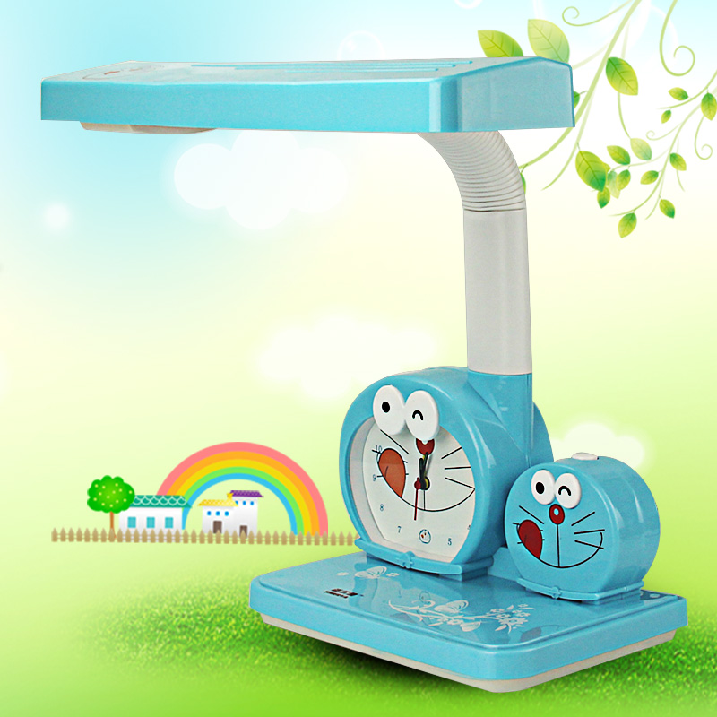 led台灯护眼书桌小学生学生大学生儿童学习充电卡通护眼灯充电式