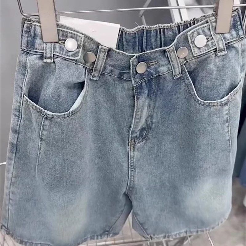 2024夏季新款大码胖mm高腰显瘦牛仔短裤女梨型身材百搭五分阔腿裤,女装/女士精品,大码裤装,淘宝优惠券,粉丝福利购,淘宝优惠卷