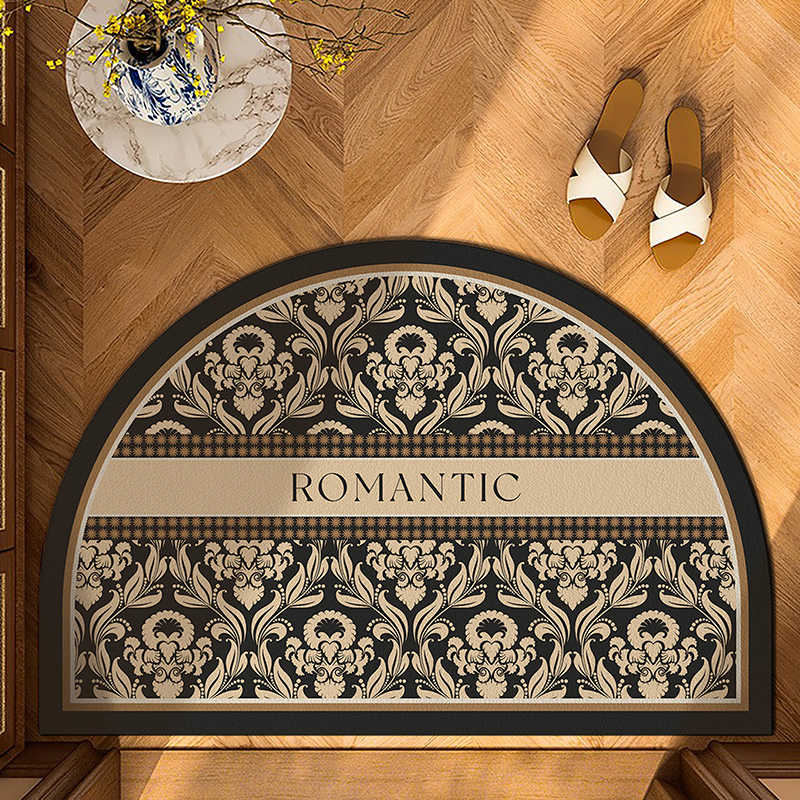 美式入户们皮革地垫玄关大门口进门门垫家用防滑脚垫可擦免洗地毯