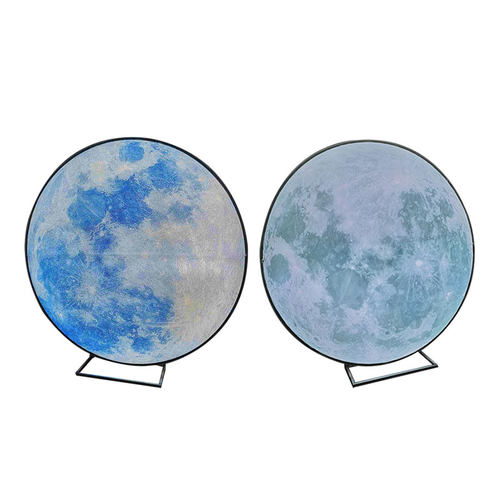 婚庆道具颖美新款软膜灯箱影楼舞台装饰背景摆件月亮婚庆用品