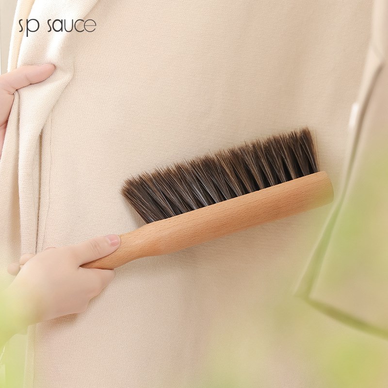 扫床刷sp sauce除尘刷卧室扫床笤帚地毯清理软毛家用木柄清洁刷子