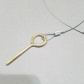 女装 木棒钢丝悬挂衣架展示架 挂衣服链条 店吊架金色圈吊挂 服装