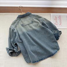 Детская джинсовая рубашка