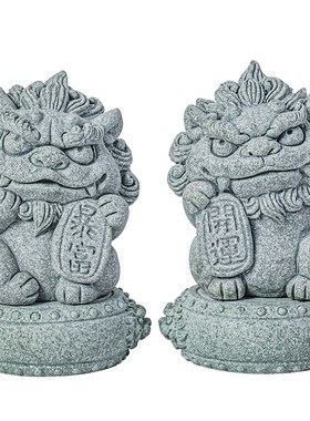 新中式小神兽状元探花一对茶宠摆件家居书房镇纸礼品客厅桌面装饰