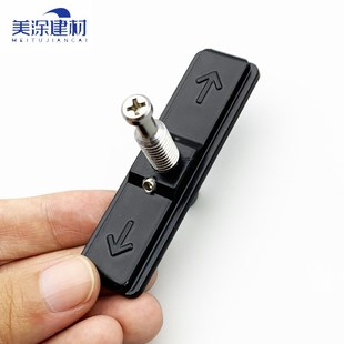 断桥铝合金推拉门锁螺丝夹子碰锁自动锁单点夹锁点锁座锁扣弹簧夹