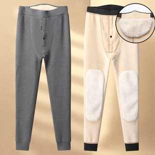 保暖裤 防寒内穿打底内裤 德绒大棉裤 子老人冬季 加厚加绒裤 中年男士