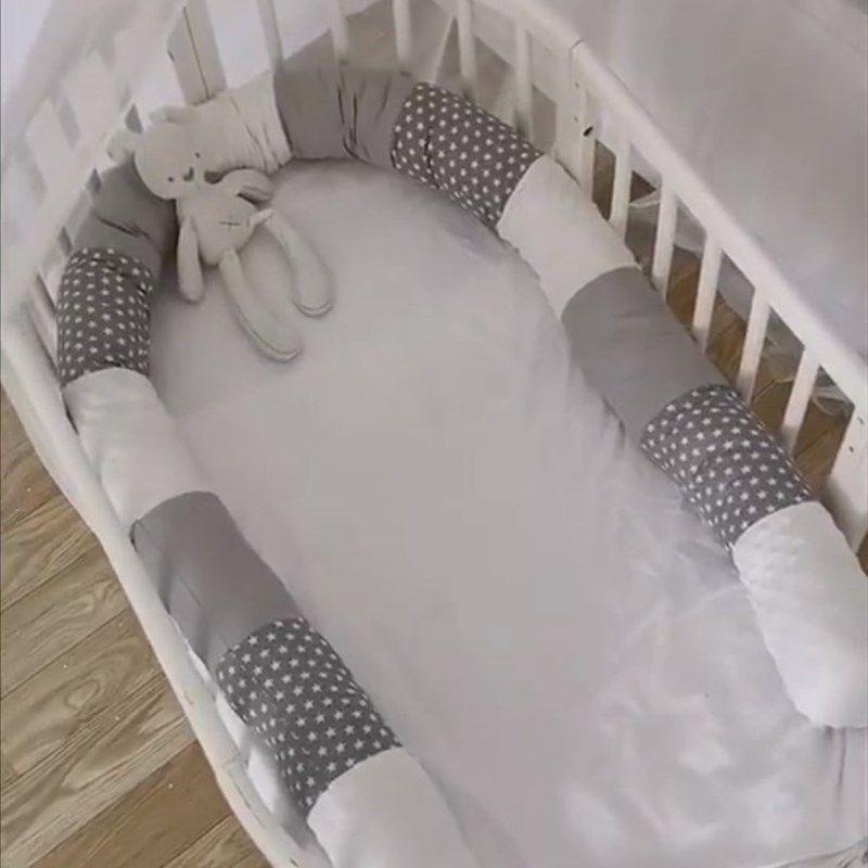 婴儿床围 护栏档 宝宝防撞床档 北欧风婴儿床装饰 长条抱枕床靠,婴童用品,床围/床靠,淘宝优惠券,粉丝福利购,淘宝优惠卷