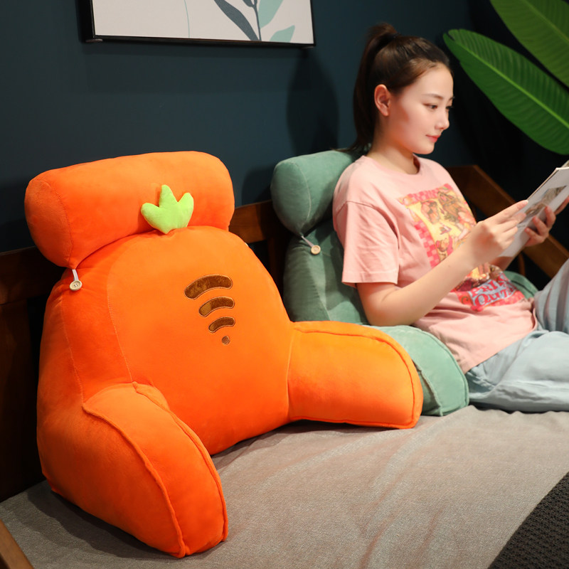 床头软包大靠背垫床上靠枕靠垫抱枕腰垫女生宿舍看书沙发护腰枕头