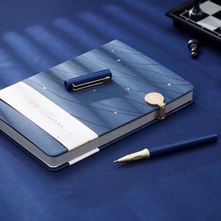 瀚岳新品繁星商务文创笔记本316保温咖啡杯金属签字笔礼盒套装定