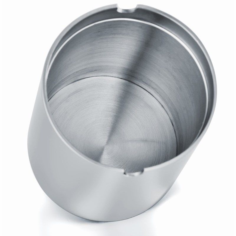 带盖烟灰缸 4S不锈钢车载汽车通用烟灰缸创意防风烟盅礼品烟缸