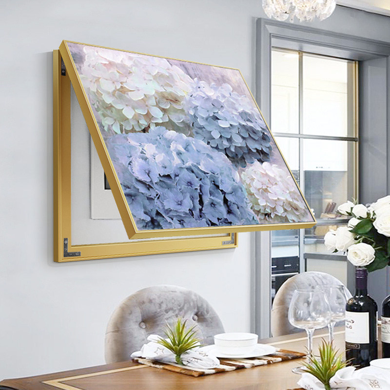 大芬花卉风景手绘油画电表箱遮挡画配电箱装饰画欧式饭厅液压挂画