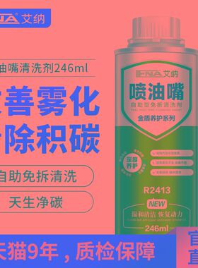 艾纳 喷油嘴清洗剂 汽车积碳清洗剂免拆型发动机清洗燃油添加剂