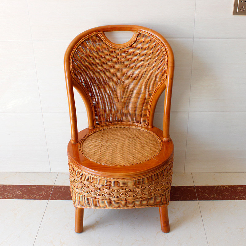 手工真藤编织家用客厅靠背休闲椅子阳台简约中式复古藤椅桌椅子,住宅家具,桌椅套件,淘宝优惠券,粉丝福利购,淘宝优惠卷