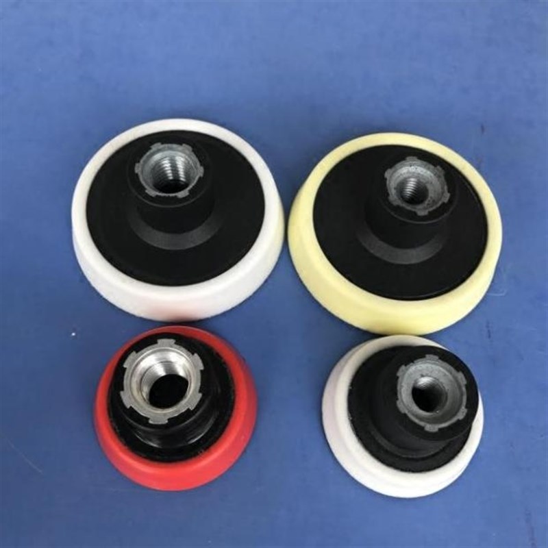 2寸3英寸汽车抛光机托盘 角磨机自粘吸盘电动背绒植绒高速盘包邮