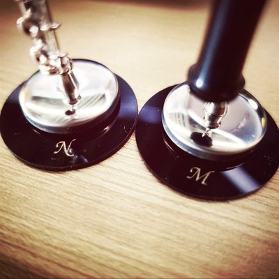 可刻字银色长笛双簧管模型上低音号莉兹/利兹与青鸟/青鳥