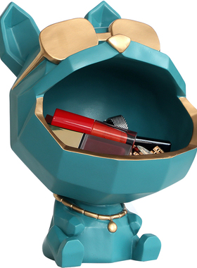 进门口入户玄关鞋柜法斗钥匙收纳摆件北欧轻奢家居客厅电视柜摆设