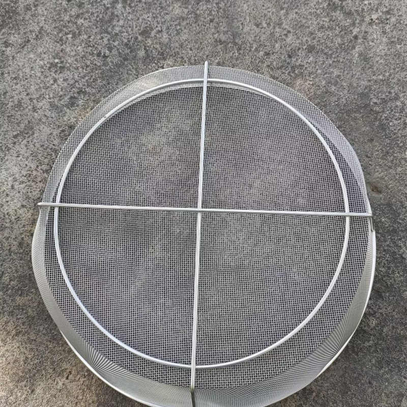 全不锈钢过滤筛大号40厘米12目筛茶叶荞麦大米筛子商业筛面粉筛子