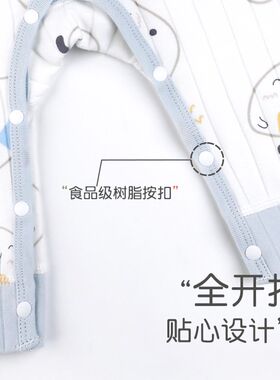 新生儿保暖衣服婴儿春秋季连体衣舒绒初生兔宝宝睡内衣套装春秋款