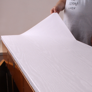 桌面衣柜橱柜门自粘防水贴纸鞋柜电视柜壁柜床头装饰家具翻新木纹