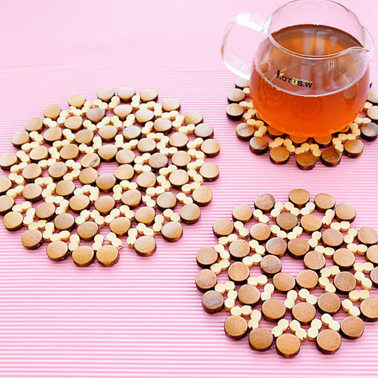 家用餐垫隔热垫加厚圆形餐桌垫杯垫厨房餐具锅垫防烫碗垫盘子垫子