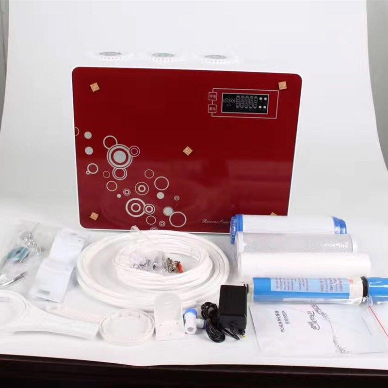 家用直饮100G反渗透膜纯水机智能5级滤芯更换提醒净水机自吸过滤