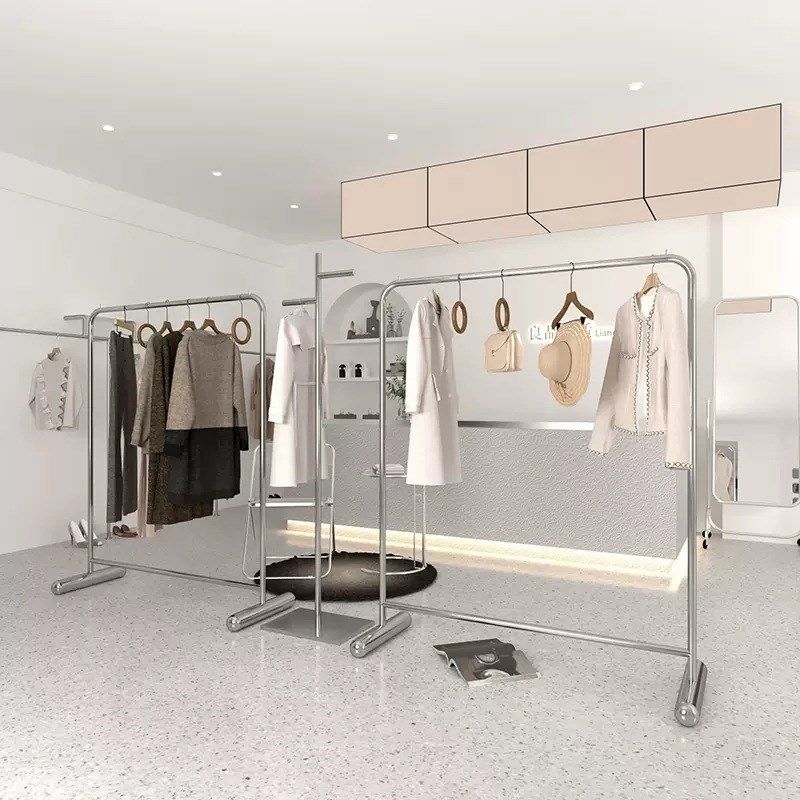 服装展示架服装店专用展示架中岛台落地女装陈列货架简约时尚中岛