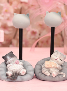 可爱创意猫咪小夜灯摆件男生女生家居桌面装饰学生儿童生日礼物