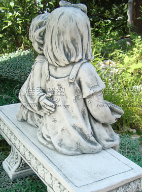 欧式玻璃钢人物雕塑艺术品客厅户外落地摆设可定制作看书情侣亲嘴