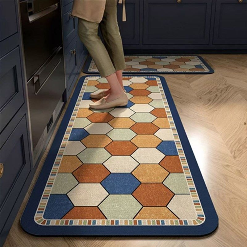 厨房地垫地毯垫专用脚垫硅藻泥红腾可擦免洗吸水厨房防滑防油地垫,居家布艺,厨房地垫,淘宝优惠券,粉丝福利购,淘宝优惠卷