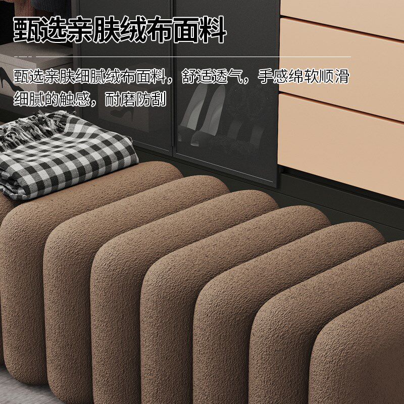 换鞋凳家用门口入户穿鞋凳轻奢高级沙发床尾凳衣帽间软包长条凳子,住宅家具,换鞋凳,淘宝优惠券,粉丝福利购,淘宝优惠卷